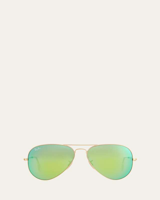 Mirrored Aviator Sunglasses